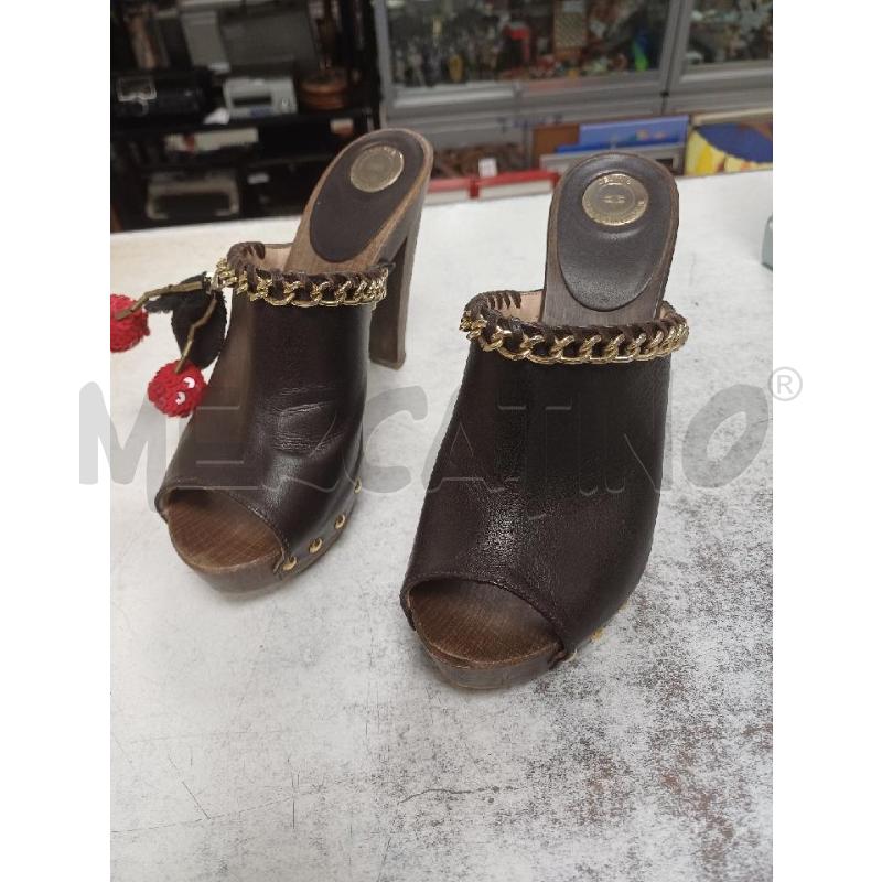 SCARPE DONNA MARRONE ELISABETTA FRANCHI  | Mercatino dell'Usato Moncalieri - fr. moriondo 2