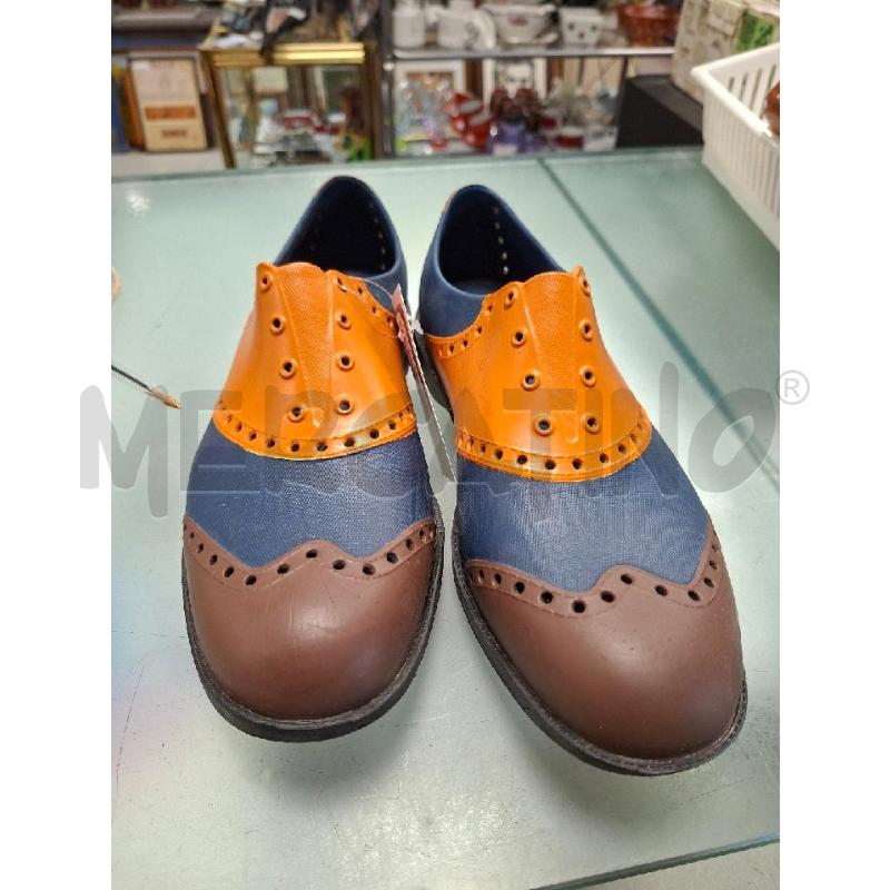 SCARPE UOMO GOMMA GOLF BLU ARANCIONE BIION | Mercatino dell'Usato Moncalieri - fr. moriondo 1