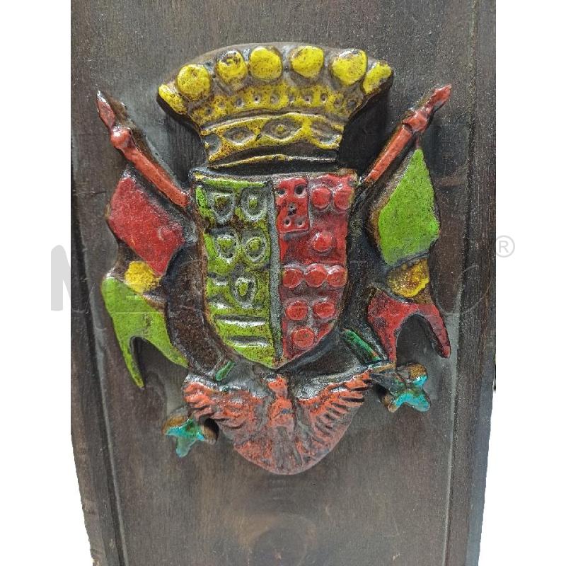 SCATOLA LEGNO SCUDO COLORATO | Mercatino dell'Usato Moncalieri - fr. moriondo 3