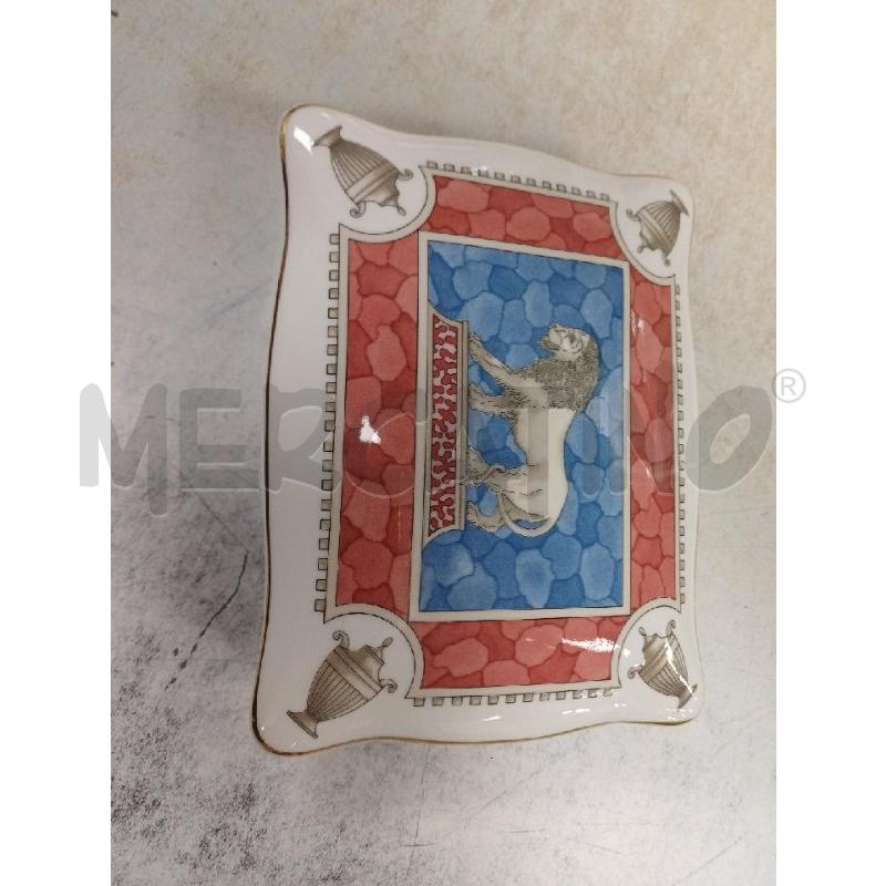 SCATOLA PORTA CARTE LION STONE WEDWOOD | Mercatino dell'Usato Moncalieri - fr. moriondo 1