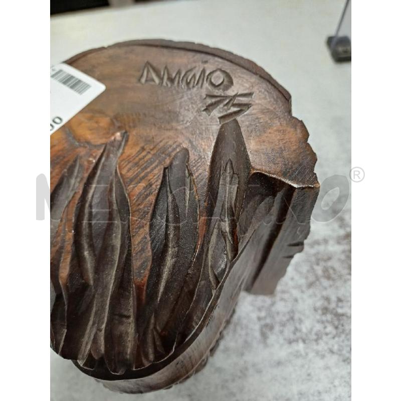 SCULTURA VISO LEGNO DUGIO 75 | Mercatino dell'Usato Moncalieri - fr. moriondo 4