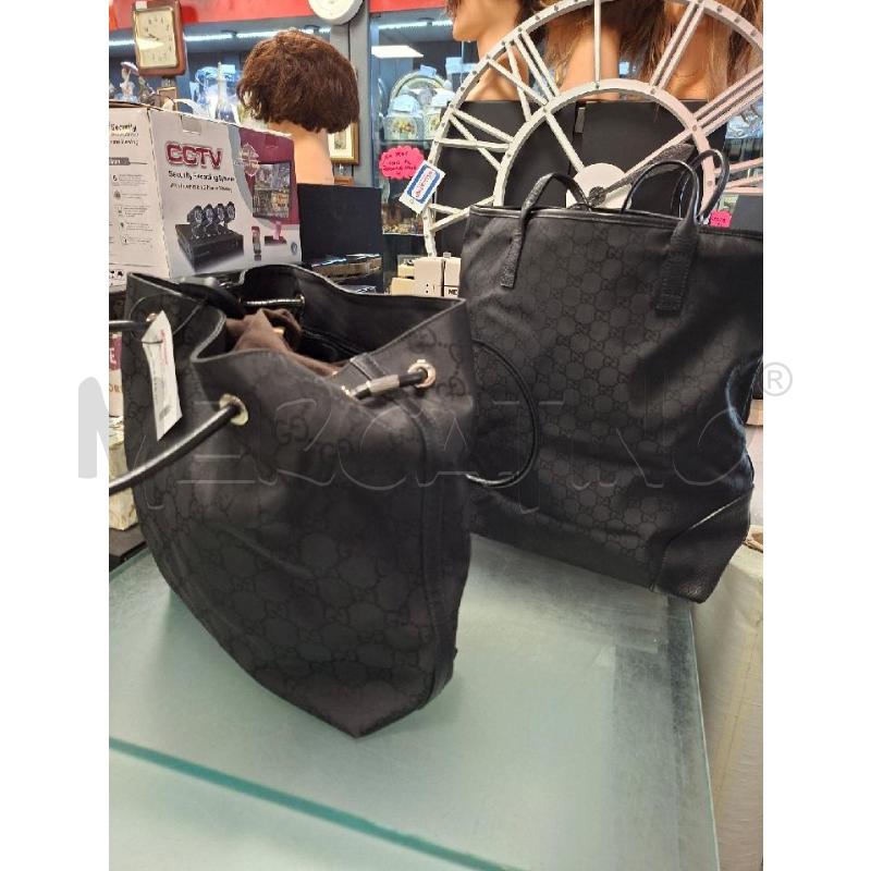 SHOPPING BAG NERA GUCCI | Mercatino dell'Usato Moncalieri - fr. moriondo 5