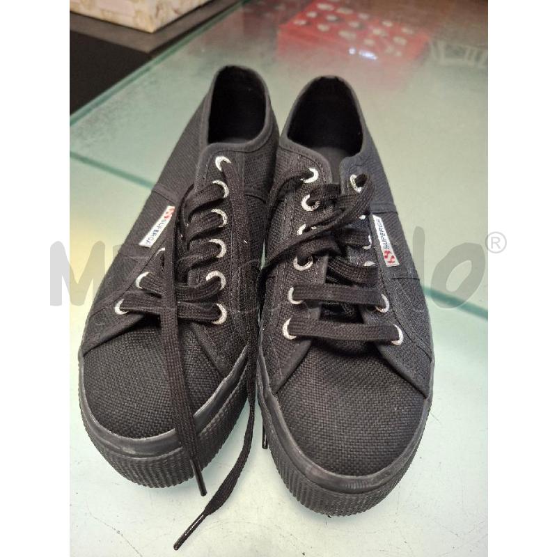 SNEAKERS DONNA NERE PLATFORM SUPERGA  | Mercatino dell'Usato Moncalieri - fr. moriondo 1