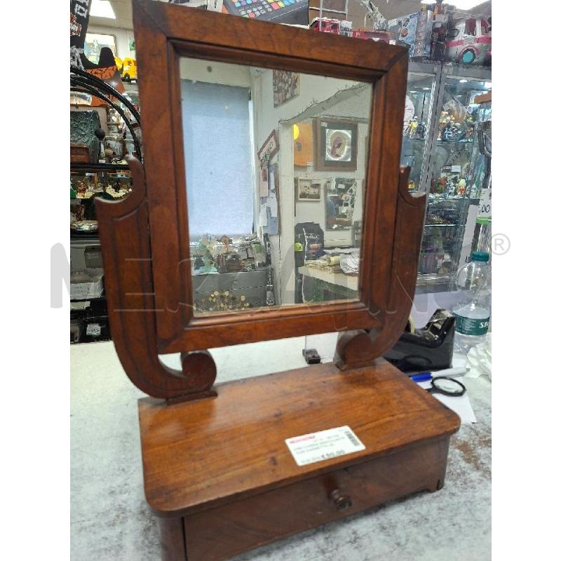 SPECCHIERA BASCULANTE CON CASSETTO LEGNO | Mercatino dell'Usato Moncalieri - fr. moriondo 1