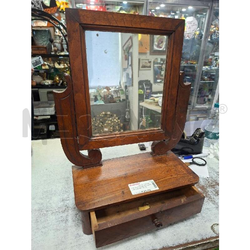 SPECCHIERA BASCULANTE CON CASSETTO LEGNO | Mercatino dell'Usato Moncalieri - fr. moriondo 2
