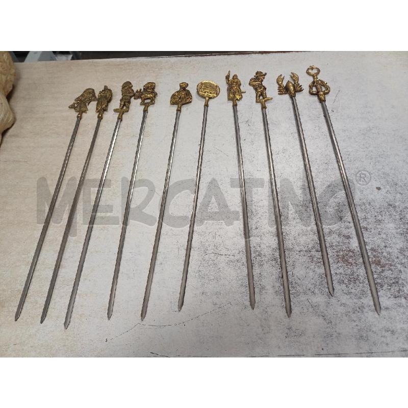 SPIEDINI PZ. 10 FIGURE OTTONE | Mercatino dell'Usato Moncalieri - fr. moriondo 1