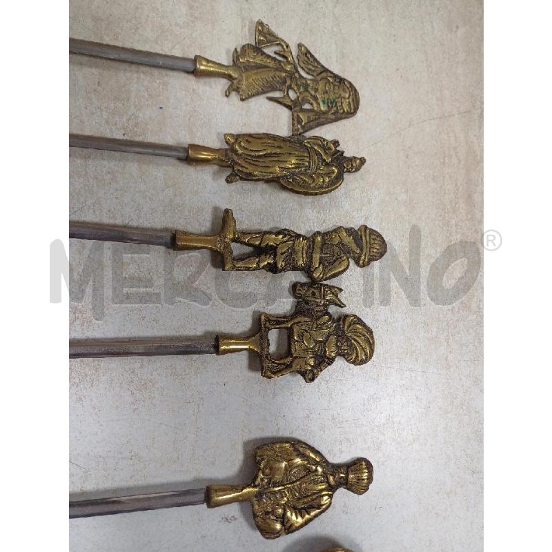 SPIEDINI PZ. 10 FIGURE OTTONE | Mercatino dell'Usato Moncalieri - fr. moriondo 2