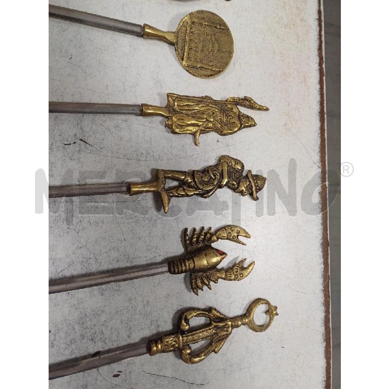 SPIEDINI PZ. 10 FIGURE OTTONE | Mercatino dell'Usato Moncalieri - fr. moriondo 3