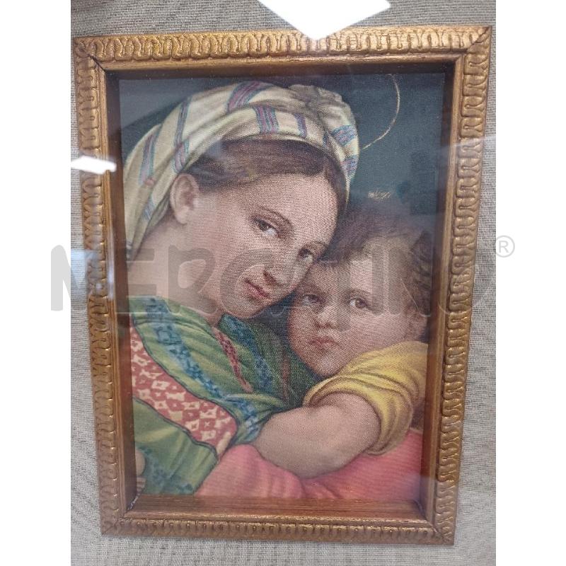 STAMPA MADONNA CON BAMBINO | Mercatino dell'Usato Moncalieri - fr. moriondo 2
