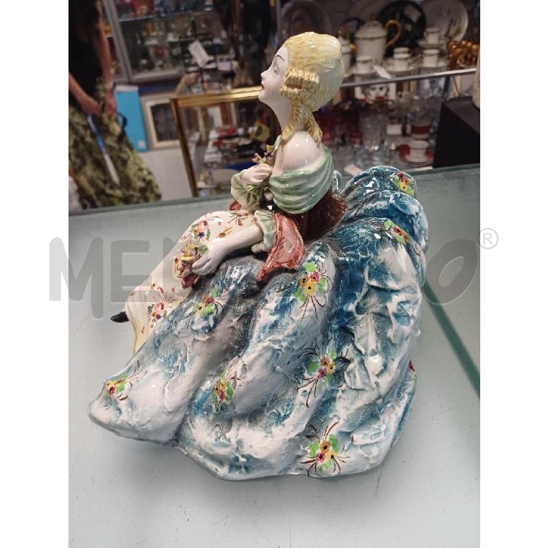 STATUA DONNA CERAMICA F.R. ITALY  | Mercatino dell'Usato Moncalieri - fr. moriondo 2