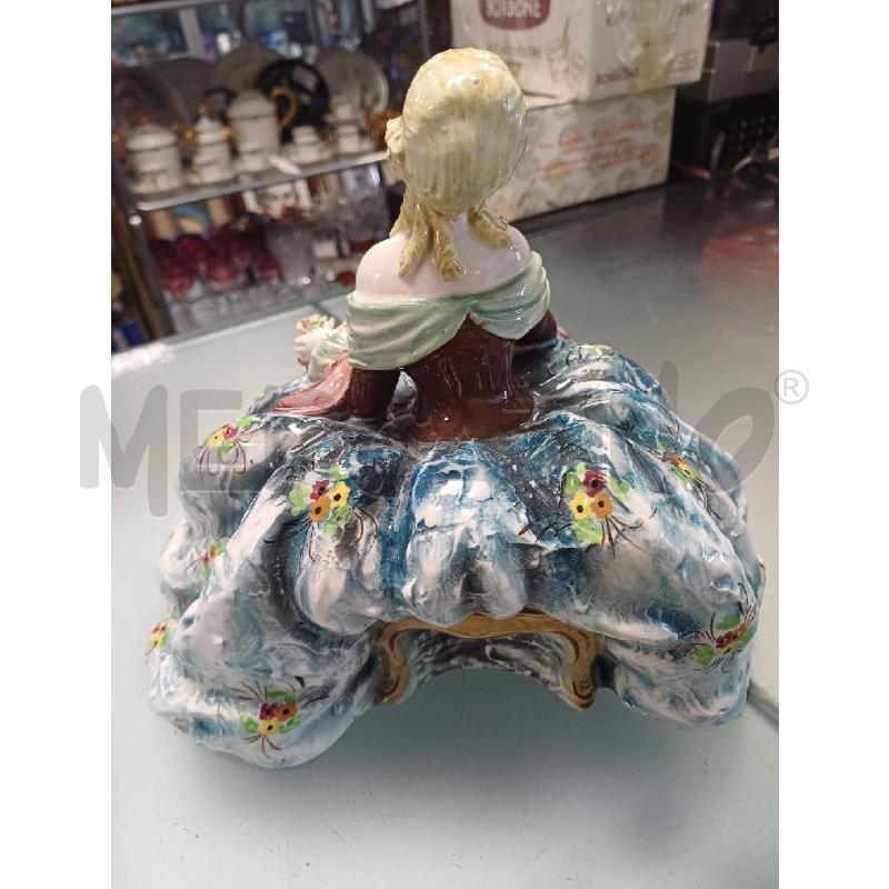 STATUA DONNA CERAMICA F.R. ITALY  | Mercatino dell'Usato Moncalieri - fr. moriondo 3