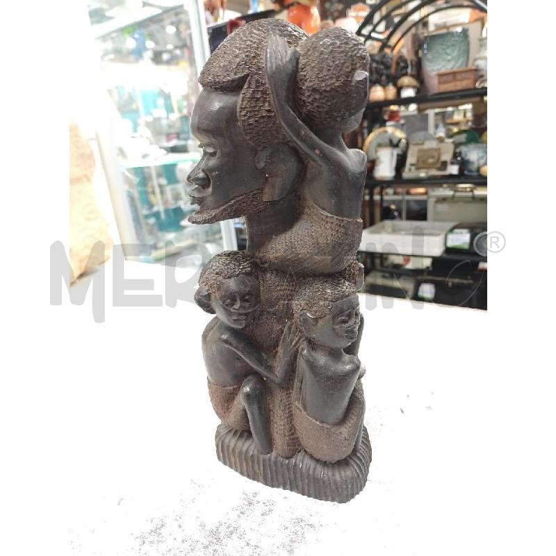 STATUA LEGNO LA FAMIGLIA  | Mercatino dell'Usato Moncalieri - fr. moriondo 2