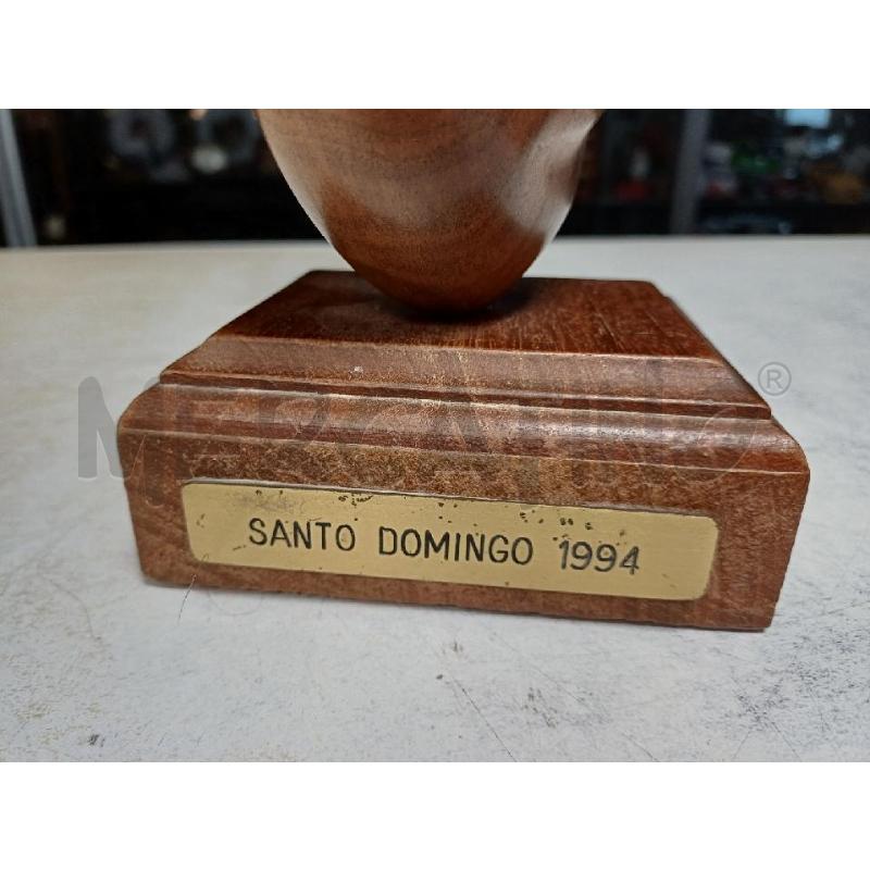 STATUA LEGNO SANTO DOMINGO 1994 | Mercatino dell'Usato Moncalieri - fr. moriondo 2