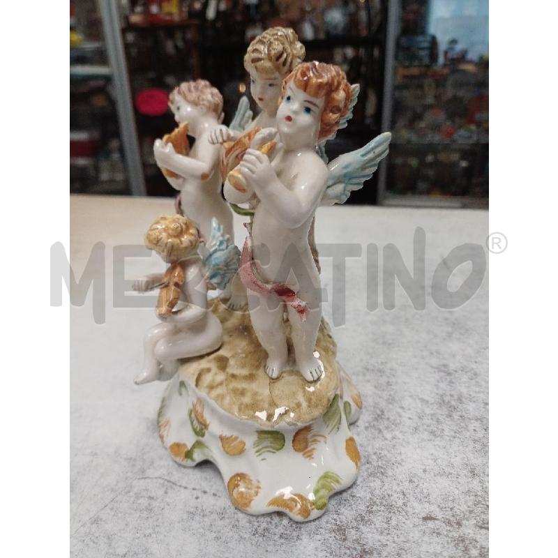 STATUETTA 4 PUTTI MUSICISTA  | Mercatino dell'Usato Moncalieri - fr. moriondo 2
