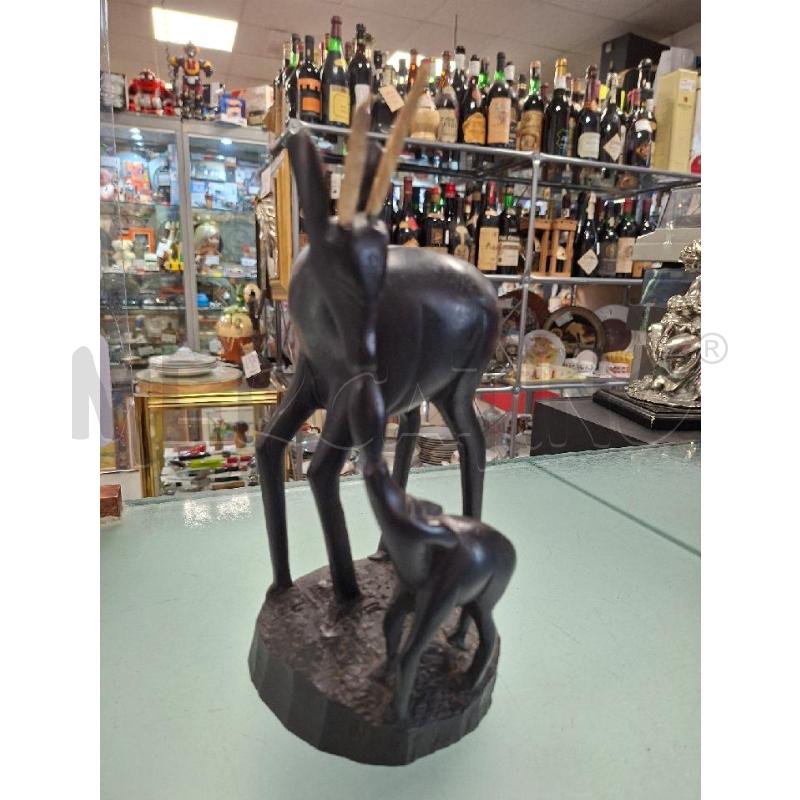 STATUETTA CERVO FAMIGLIA | Mercatino dell'Usato Moncalieri - fr. moriondo 1