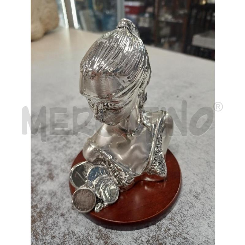 STATUETTA DAMA ARGENTATA | Mercatino dell'Usato Moncalieri - fr. moriondo 2