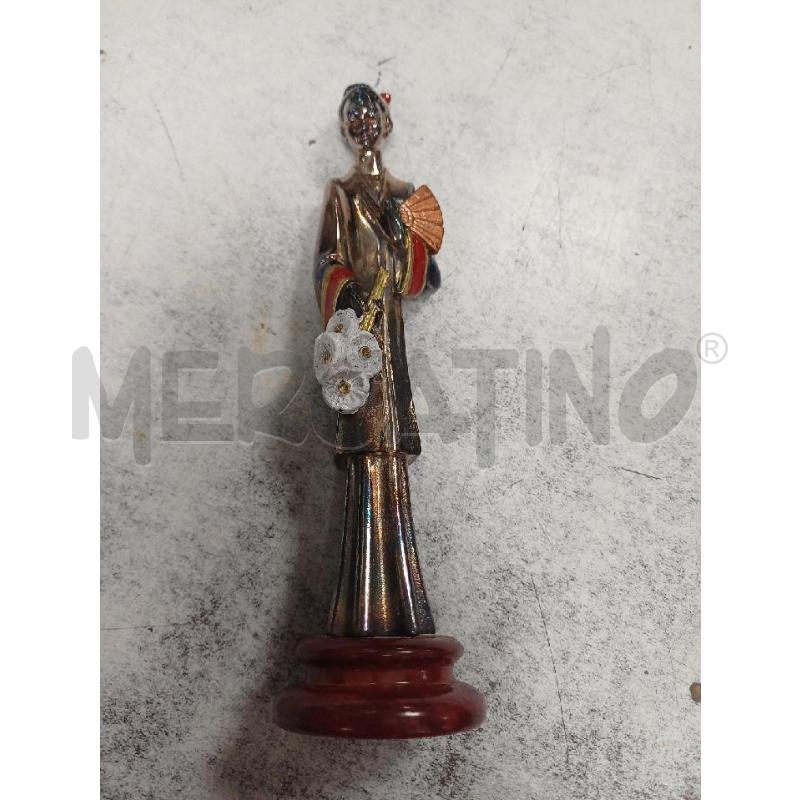 STATUETTA DAMA ARGENTATA ORIENTALE | Mercatino dell'Usato Moncalieri - fr. moriondo 2