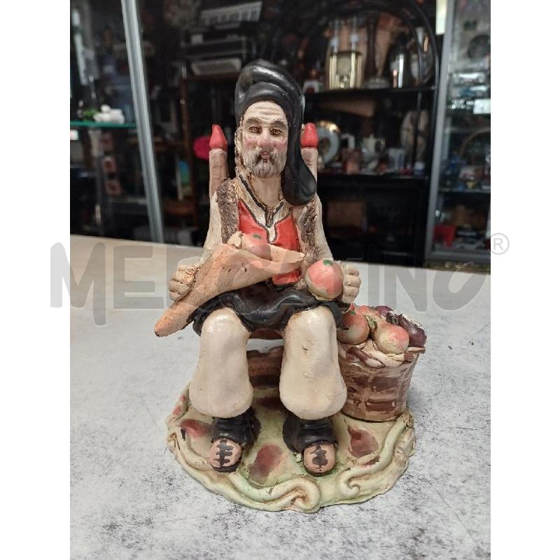 STATUETTA UOMO SEDUTO SARDEGNA | Mercatino dell'Usato Moncalieri - fr. moriondo 1