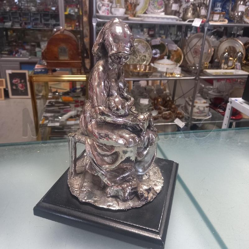 STATUINA DONNA ARGENTATA | Mercatino dell'Usato Moncalieri - fr. moriondo 2
