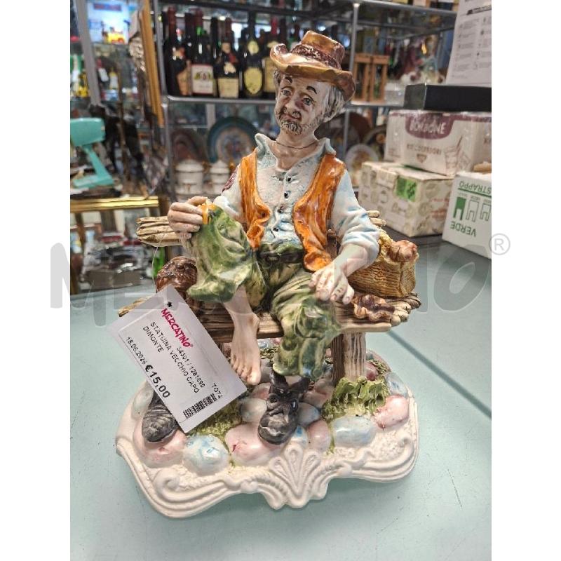 STATUINA VECCHIO CAPODIMONTE | Mercatino dell'Usato Moncalieri - fr. moriondo 1