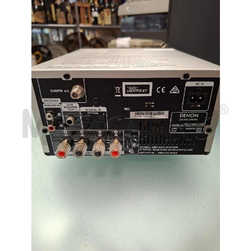 STEREO CD DENON RCD-M41DAB | Mercatino dell'Usato Moncalieri - fr. moriondo 4