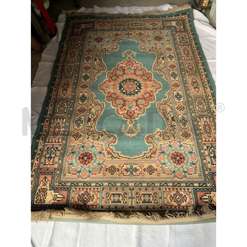 TAPPETO CELESTE BEIGE ROSA ANTICO 145X225 | Mercatino dell'Usato Moncalieri - fr. moriondo 1