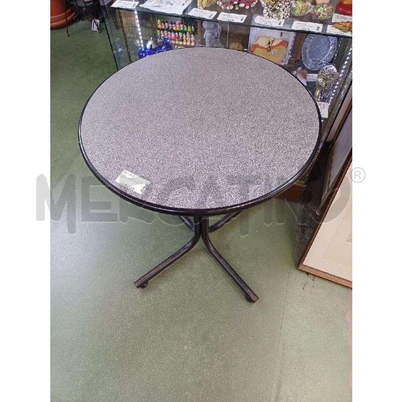 TAVOLINO GRIGIO ROTONDO | Mercatino dell'Usato Moncalieri - fr. moriondo 2