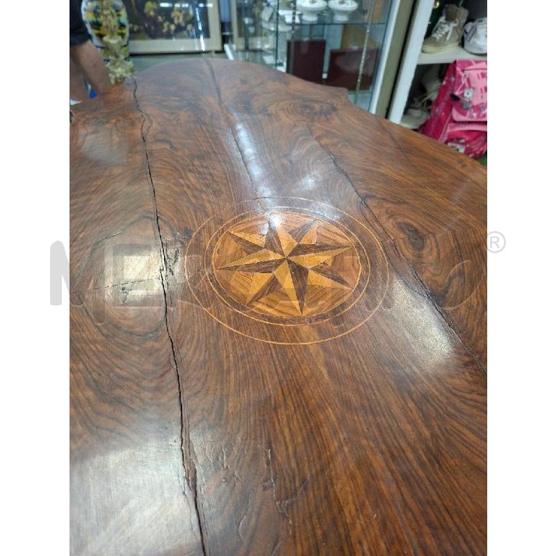 TAVOLO LEGNO ROSA DEI VENTI | Mercatino dell'Usato Moncalieri - fr. moriondo 5