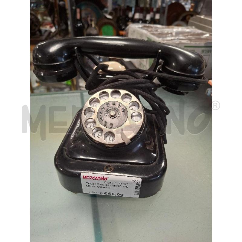 TELEFONO IN FERRO SIEMENS MILANO | Mercatino dell'Usato Moncalieri - fr. moriondo 1