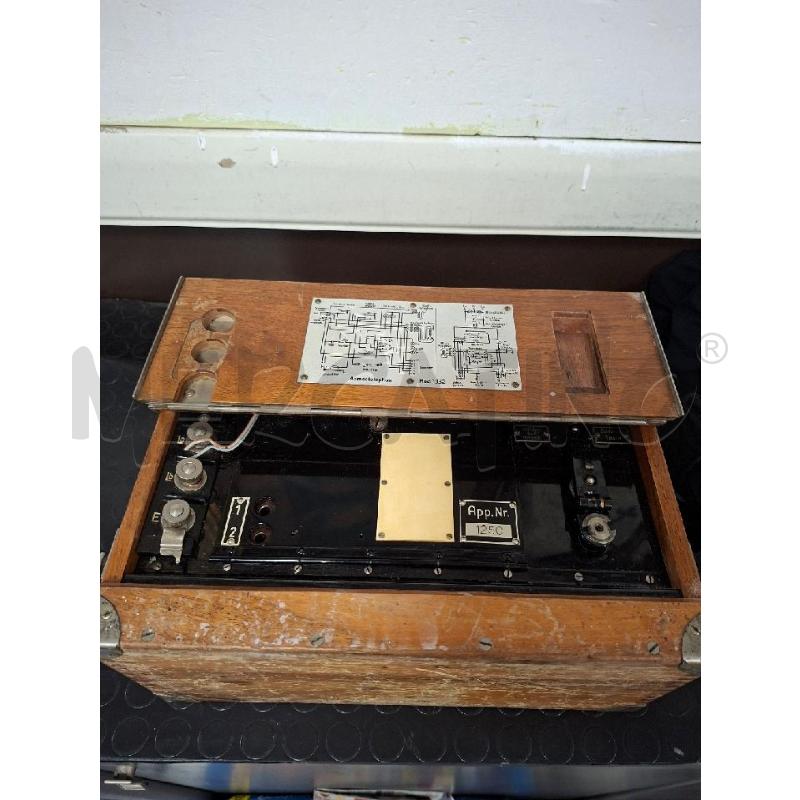 TELEFONO MILITARE MOD.1932 CASSA LEGNO | Mercatino dell'Usato Moncalieri - fr. moriondo 1