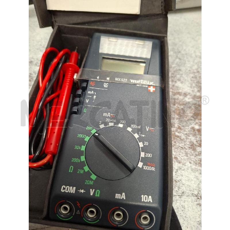 TESTER MULTIMETRO MX 522 B  | Mercatino dell'Usato Moncalieri - fr. moriondo 2