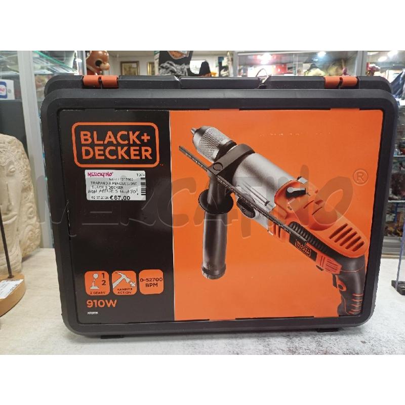 TRAPANO A PERCUSSIONE BLACK & DECKER NUOVO | Mercatino dell'Usato Moncalieri - fr. moriondo 1