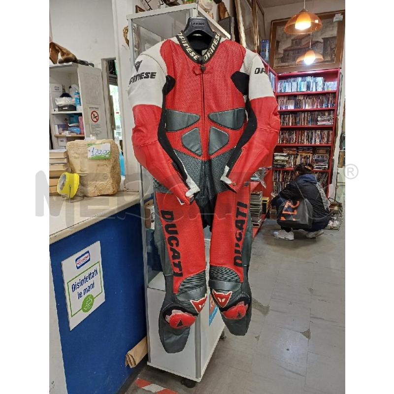 TUTA UOMO DAINESE MOTO ROSSO ARGENTO FOGARTY REPLICA | Mercatino dell'Usato Moncalieri - fr. moriondo 1