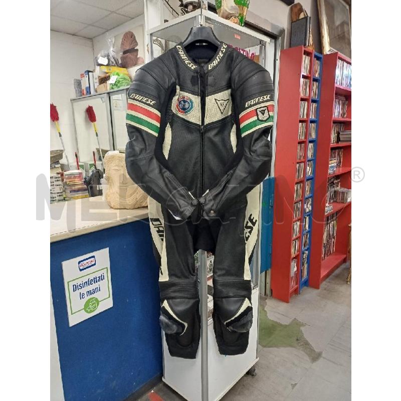 TUTA UOMO MOTO DAINESE NERA BIANCA | Mercatino dell'Usato Moncalieri - fr. moriondo 1