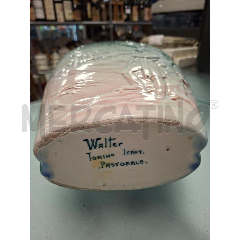 VASO CERAMICA WALTER TORINO PASTORALE ANNI 30 | Mercatino dell'Usato Moncalieri - fr. moriondo 3