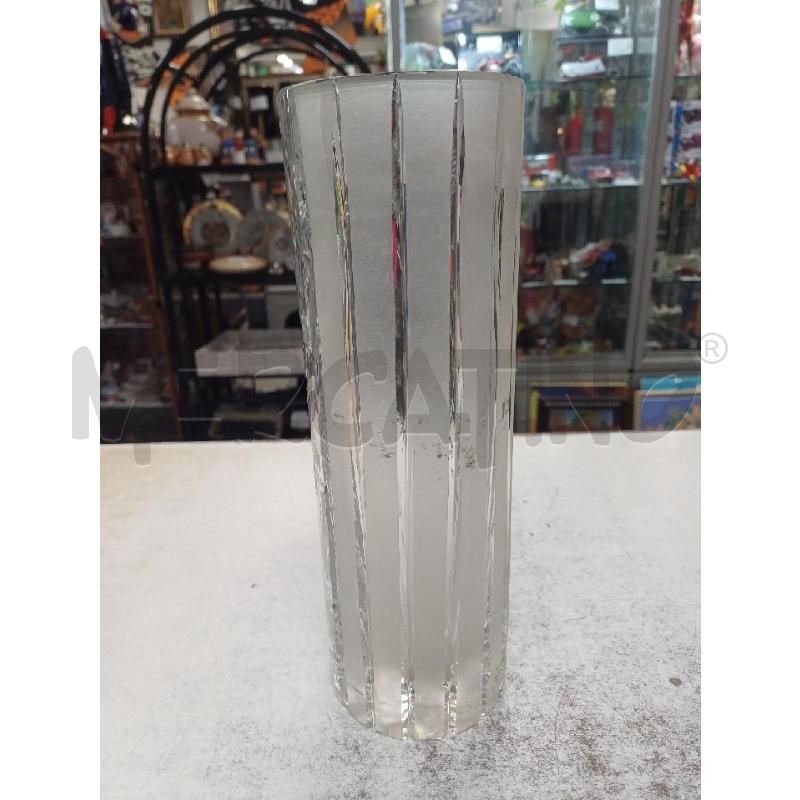 VASO CILINDRO FIORI MOLATO | Mercatino dell'Usato Moncalieri - fr. moriondo 3