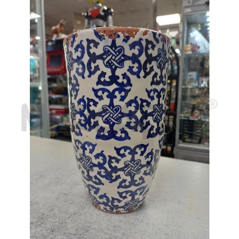 VASO COCCIO DECORO BLU | Mercatino dell'Usato Moncalieri - fr. moriondo 1
