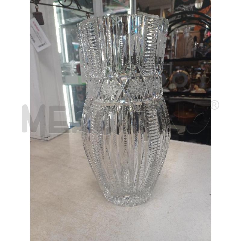 VASO CRISTALLO MOLATO  | Mercatino dell'Usato Moncalieri - fr. moriondo 1