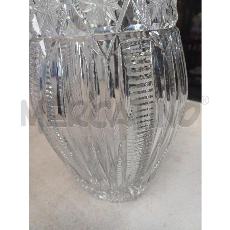 VASO CRISTALLO MOLATO  | Mercatino dell'Usato Moncalieri - fr. moriondo 3