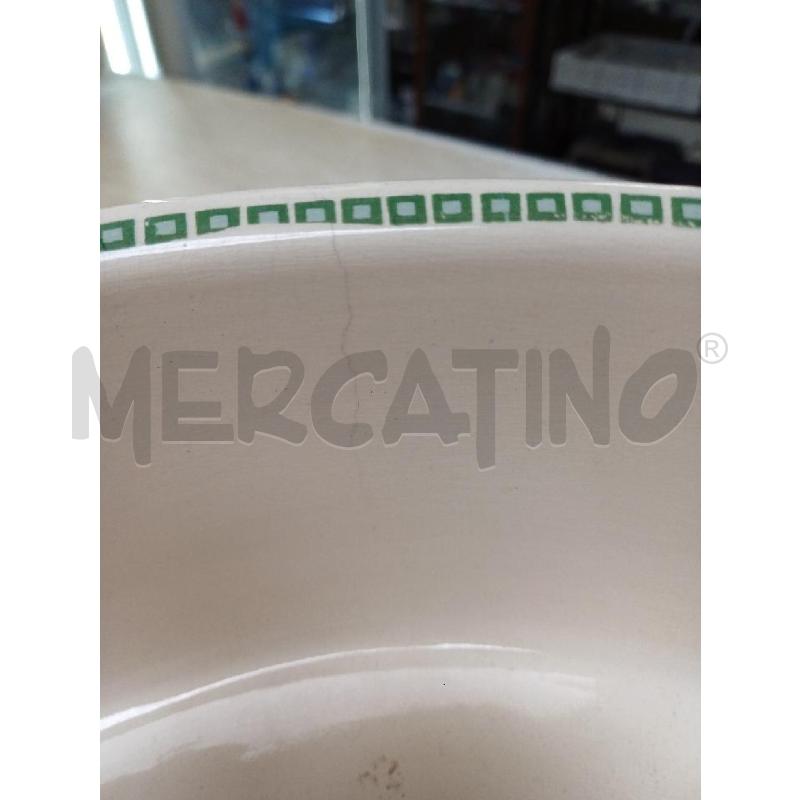 VASO DECORO VERDE VILLEROY BOCH  | Mercatino dell'Usato Moncalieri - fr. moriondo 4