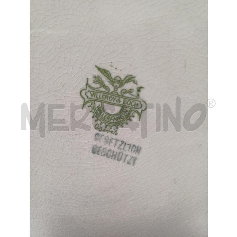 VASO DECORO VERDE VILLEROY BOCH  | Mercatino dell'Usato Moncalieri - fr. moriondo 5