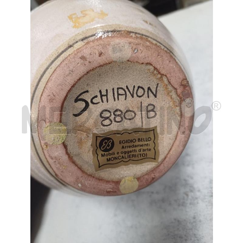 VASO FIORI GIALLI SCHIAVON  | Mercatino dell'Usato Moncalieri - fr. moriondo 4