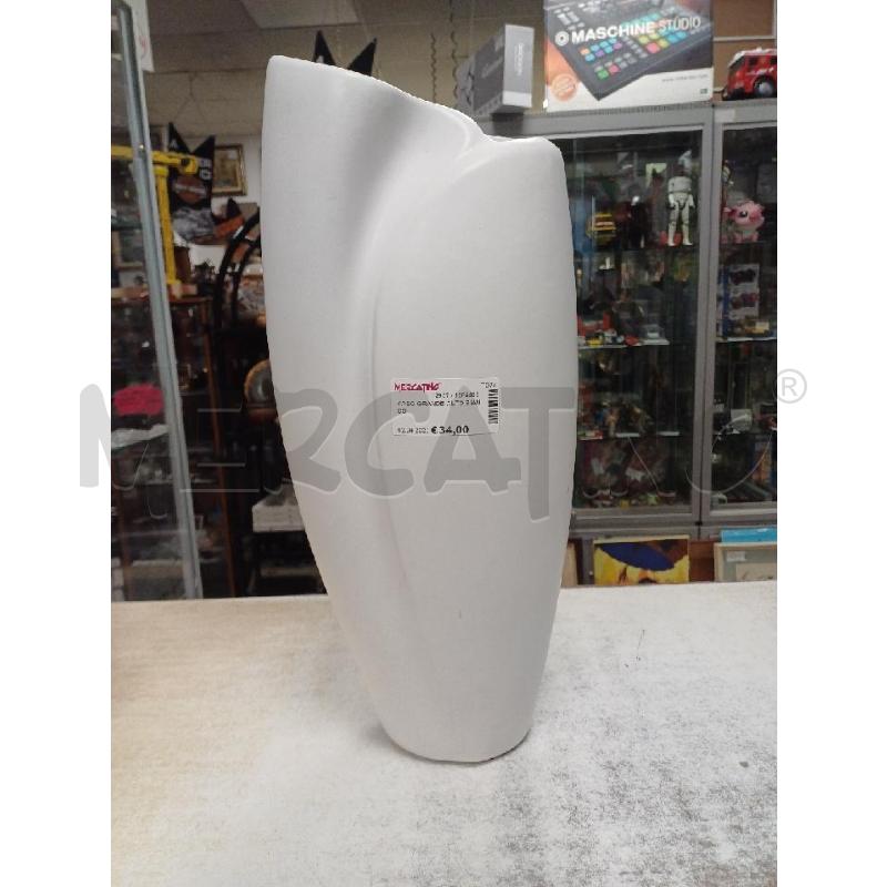 VASO GRANDE ALTO BIANCO | Mercatino dell'Usato Moncalieri - fr. moriondo 1
