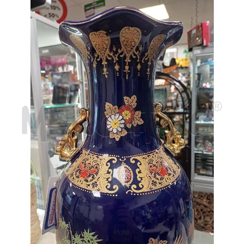 VASO GRANDE BLU DECORO ORIENTALE | Mercatino dell'Usato Moncalieri - fr. moriondo 2