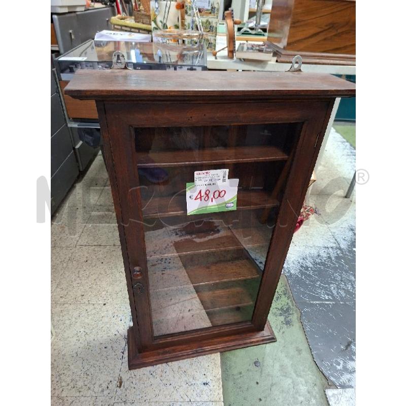 VETRINETTA LEGNO CON CHIAVE  | Mercatino dell'Usato Moncalieri - fr. moriondo 1