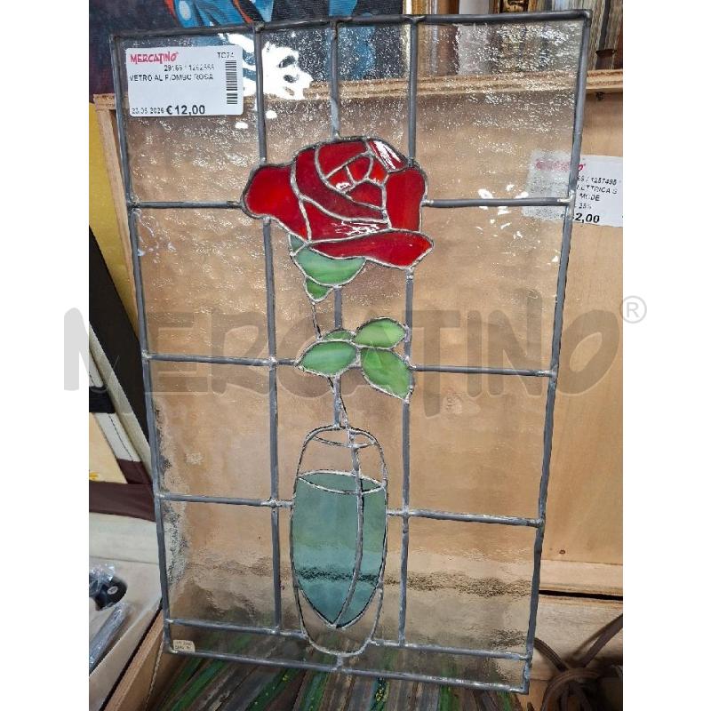 VETRO AL PIOMBO ROSA | Mercatino dell'Usato Moncalieri - fr. moriondo 1