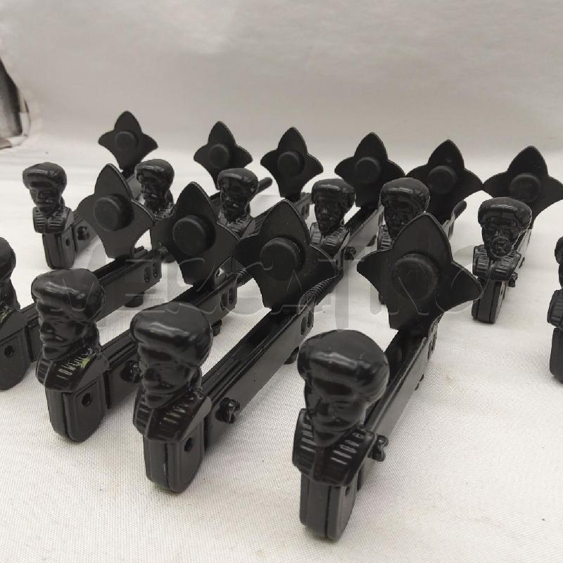 11 PZ BLOCCA GELOSIE METALLO NERO TESTA UOMO | Mercatino dell'Usato San maurizio canavese 2