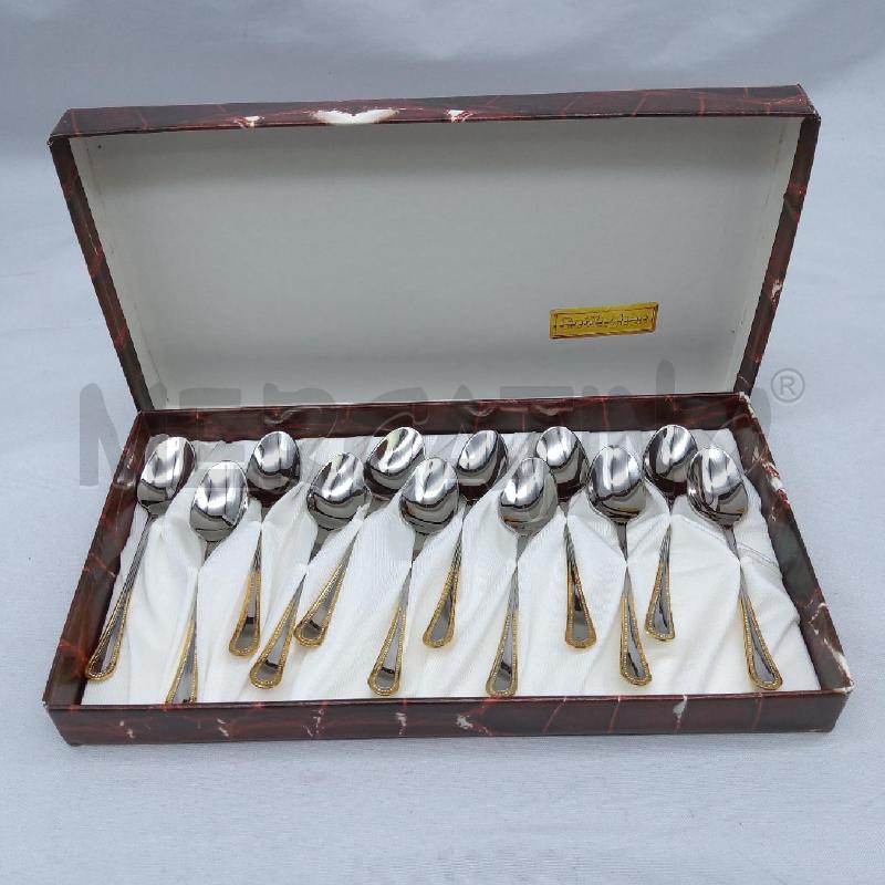 12 CUCCHIAINI PZ. ACCIAIO ORO GOTTINGHEN | Mercatino dell'Usato San maurizio canavese 1