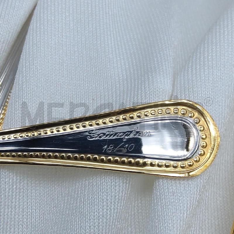 12 CUCCHIAINI PZ. ACCIAIO ORO GOTTINGHEN | Mercatino dell'Usato San maurizio canavese 3