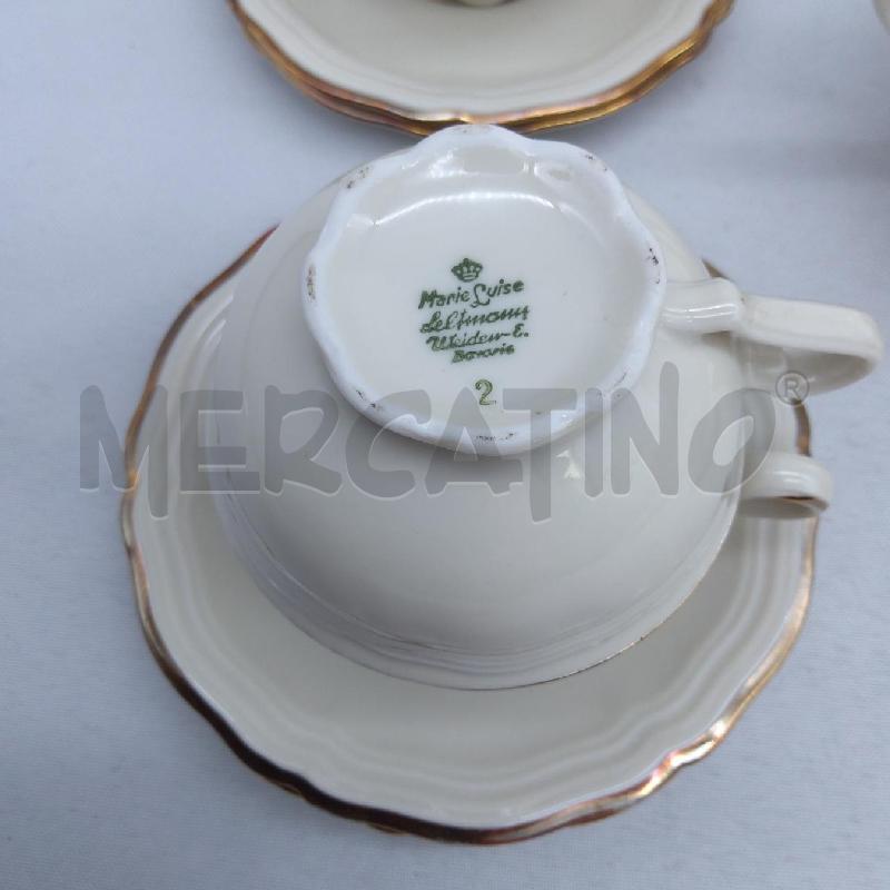 12 TAZZINE BAVARIA MARIE LUISE AVORIO BORDO ORO  | Mercatino dell'Usato San maurizio canavese 3